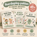 Hverdagsleg-pakken – 45 skærmfri aktiviteter til børn 3–6 år